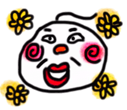 the person with curly hair sticker #11116057