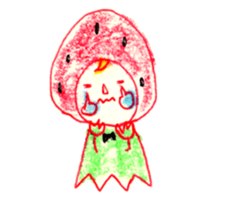 strawberry cosplay sticker #11116360