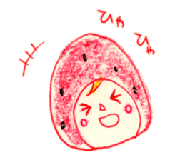 strawberry cosplay sticker #11116366