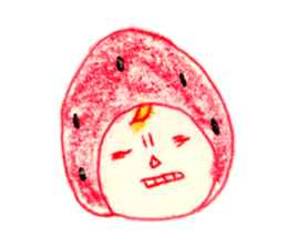 strawberry cosplay sticker #11116376