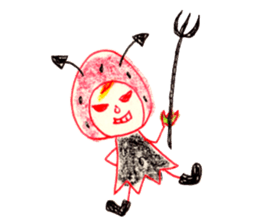 strawberry cosplay sticker #11116381