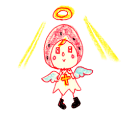 strawberry cosplay sticker #11116382