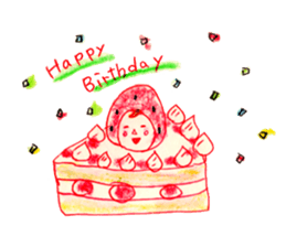 strawberry cosplay sticker #11116384