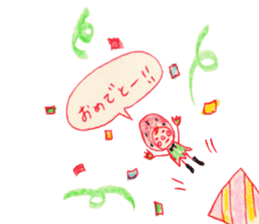 strawberry cosplay sticker #11116385