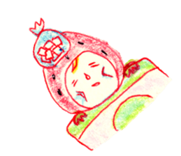 strawberry cosplay sticker #11116387