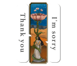 Goddess of flowers -e- sticker #11116432