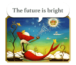 Goddess of flowers -e- sticker #11116445