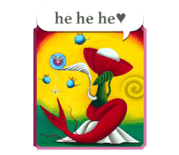 Goddess of flowers -e- sticker #11116448