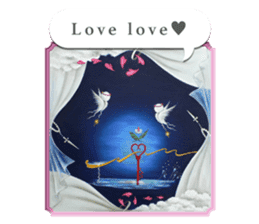 Goddess of flowers -e- sticker #11116467