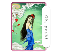 Goddess of flowers -e- sticker #11116469