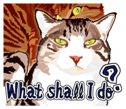 Cat will sticker #11116690