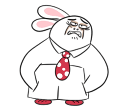 Rabbit dad's  story 1.0 sticker #11116914