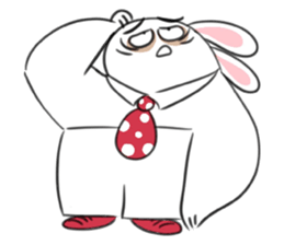 Rabbit dad's  story 1.0 sticker #11116915