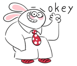 Rabbit dad's  story 1.0 sticker #11116919