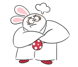 Rabbit dad's  story 1.0 sticker #11116922