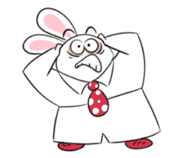 Rabbit dad's story 1.0 sticker #11116926