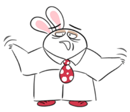 Rabbit dad's  story 1.0 sticker #11116936