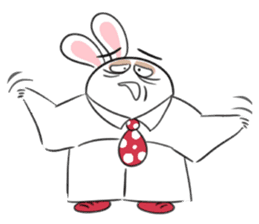 Rabbit dad's story 1.0 sticker #11116936