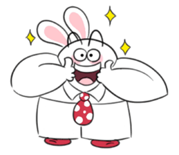 Rabbit dad's  story 1.0 sticker #11116937