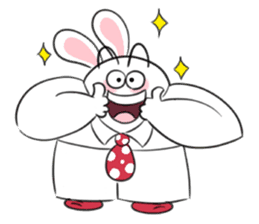 Rabbit dad's story 1.0 sticker #11116937