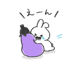 The bunny and cushions sticker #11117402