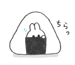 The bunny and cushions sticker #11117421