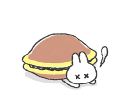 The bunny and cushions sticker #11117430