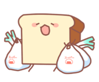 Bread and friends sticker #11117464