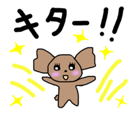 honorific toy poodle sticker #11117487