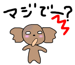 honorific toy poodle sticker #11117491