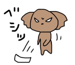 honorific toy poodle sticker #11117509