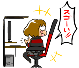 "OTAHAHA" OTAKU Mother sticker #11117595