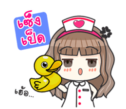Lovely Nurse Care sticker #11117815