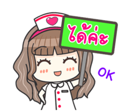 Lovely Nurse Care sticker #11117822