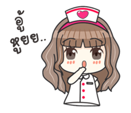 Lovely Nurse Care sticker #11117825
