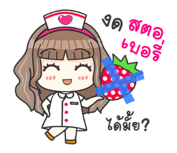 Lovely Nurse Care sticker #11117826