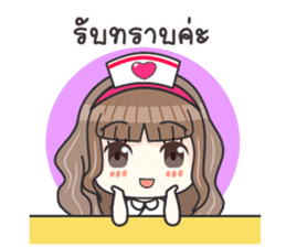 Lovely Nurse Care sticker #11117827