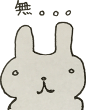 Vintage sticker rabbit sticker #11118082