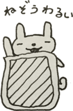 Vintage sticker rabbit sticker #11118084