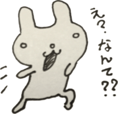 Vintage sticker rabbit sticker #11118085