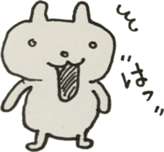 Vintage sticker rabbit sticker #11118087