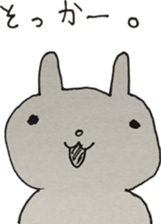 Vintage sticker rabbit sticker #11118094