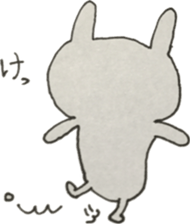 Vintage sticker rabbit sticker #11118096