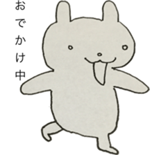 Vintage sticker rabbit sticker #11118102