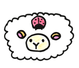 Sheep 's and ladybird . sticker #11118512