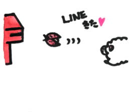 Sheep 's and ladybird . sticker #11118518