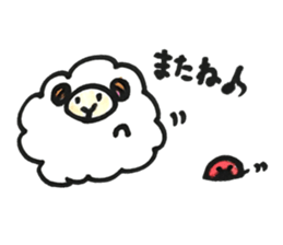 Sheep 's and ladybird . sticker #11118519