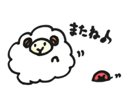 Sheep 's and ladybird . sticker #11118519