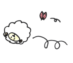 Sheep 's and ladybird . sticker #11118523