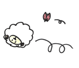 Sheep 's and ladybird . sticker #11118523
